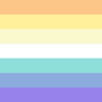 High Quality Genderfaun Pride Flag Blank Meme Template