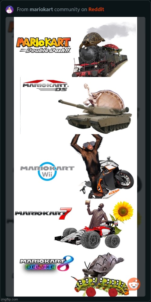 Meta game in Mario kart from double dash up | made w/ Imgflip meme maker