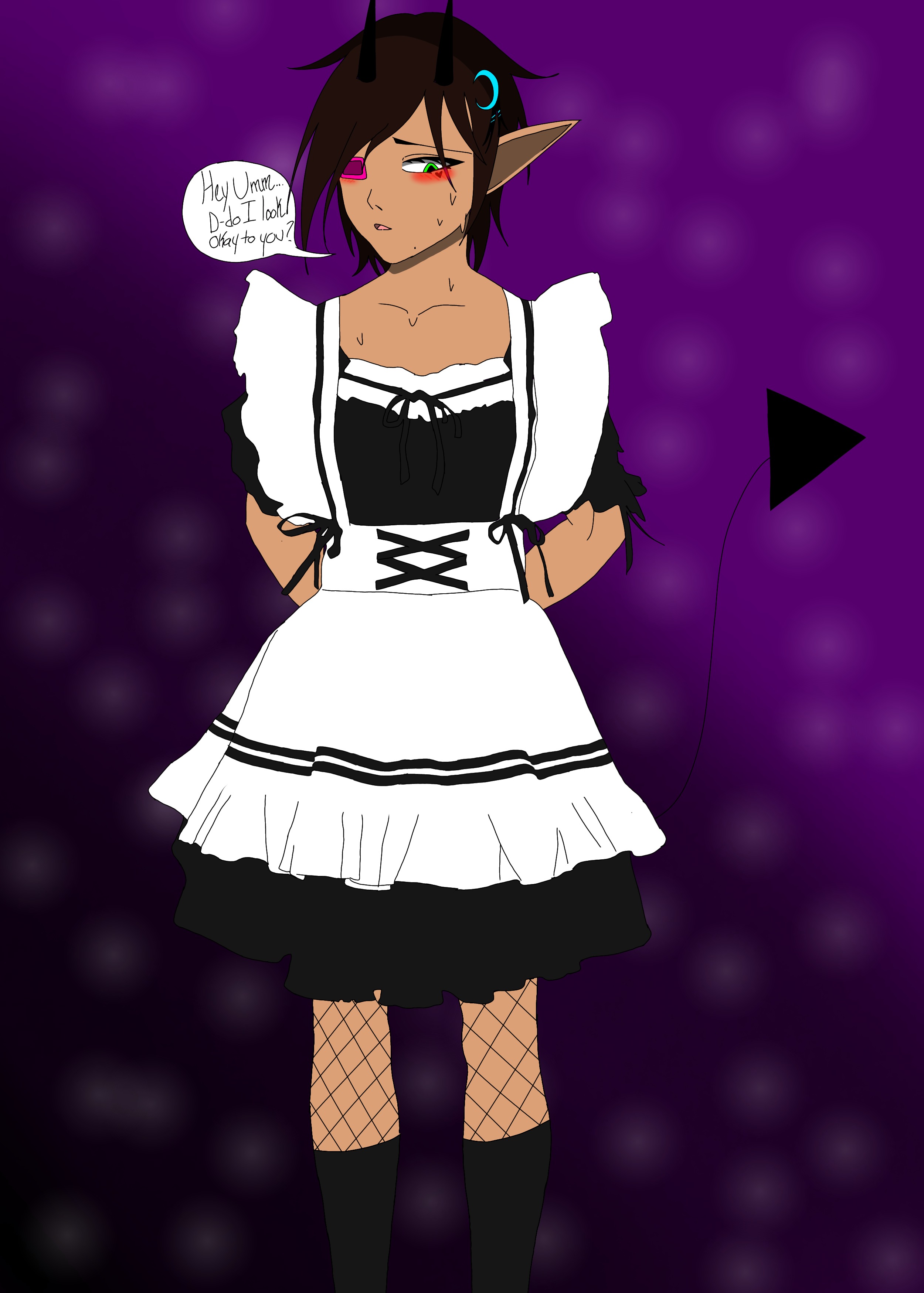 Maid outfit | image tagged in no way | made w/ Imgflip meme maker