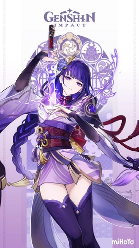 raiden shogun Blank Meme Template