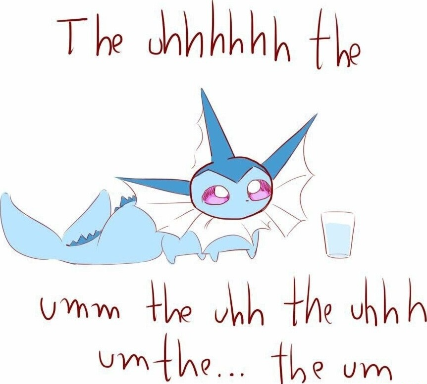 High Quality The uhh Vaporeon Blank Meme Template