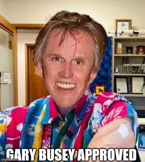 GARY BUSEY APPROVED | made w/ Imgflip meme maker