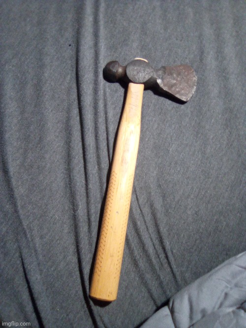 Posting this throwing axe I forged again | image tagged in h | made w/ Imgflip meme maker