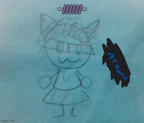 feeling cute rn, might make neko msmg r34 later | //////; -      - | image tagged in bda neko arc | made w/ Imgflip meme maker