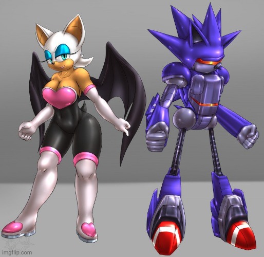 The most and least sexualized sonic characters | made w/ Imgflip meme maker