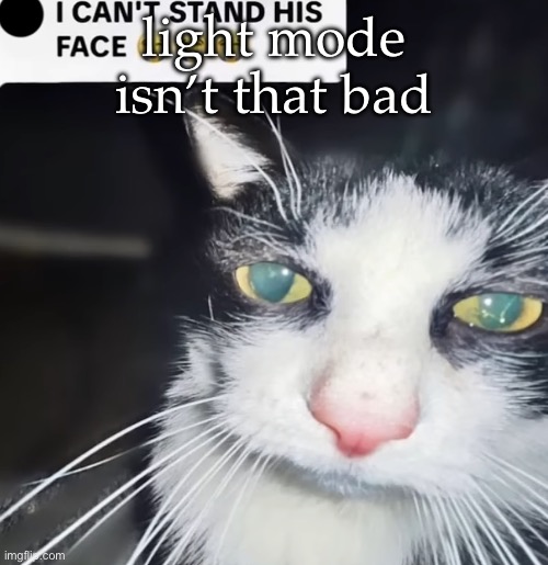 hey bro | light mode isn’t that bad | image tagged in hey bro | made w/ Imgflip meme maker