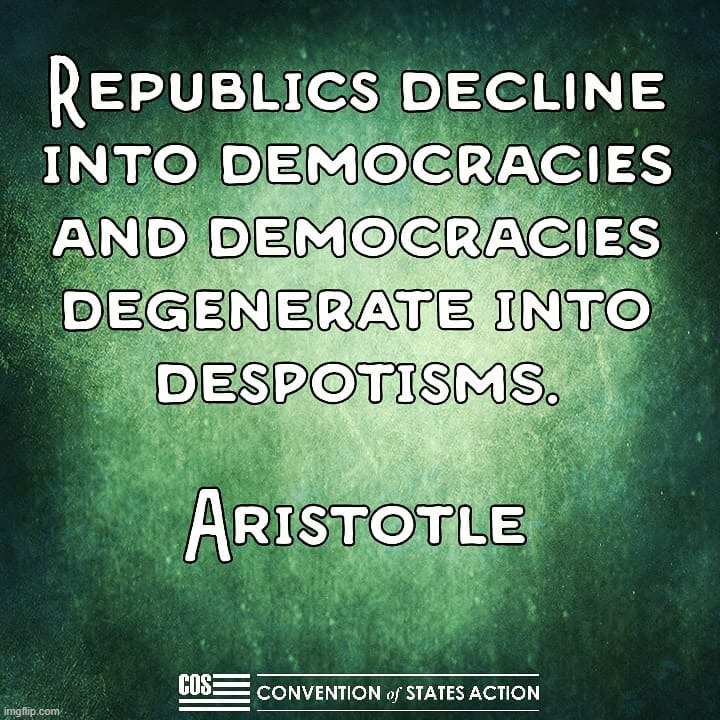 Convention of States Action! | image tagged in convention of states,democracy,republic,despotism,tyranny,crush the commies | made w/ Imgflip meme maker