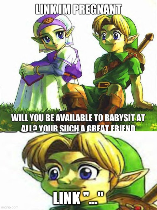 LINK "..." | made w/ Imgflip meme maker