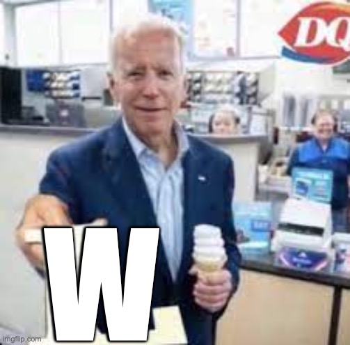 Joe Holding The Letter L | W | image tagged in joe holding the letter l | made w/ Imgflip meme maker
