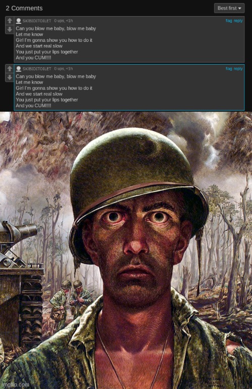 what the fuck. | image tagged in 1000 yard stare | made w/ Imgflip meme maker