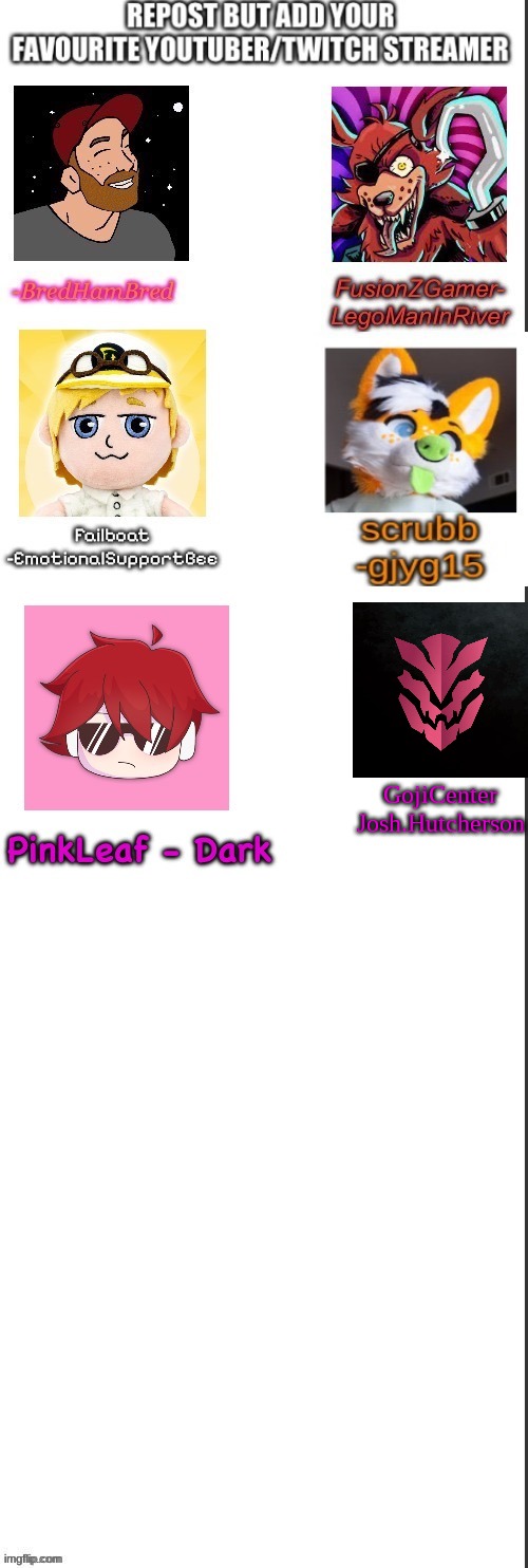 GojiCenter
Josh.Hutcherson | made w/ Imgflip meme maker