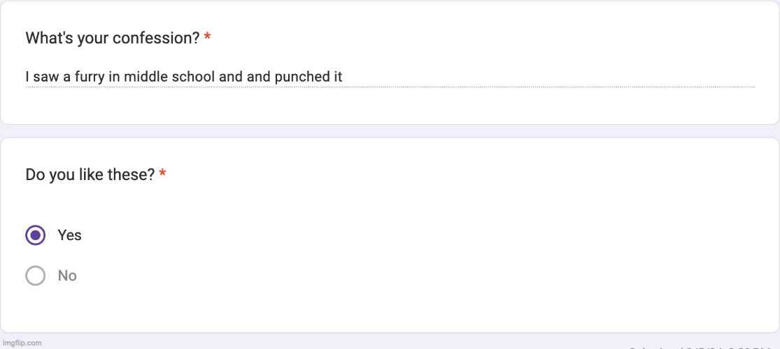 "it" lmao https://forms.gle/17gLMwaneMTre7zJ7 | made w/ Imgflip meme maker