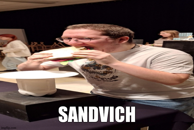 Sandvich | SANDVICH | image tagged in sandvich | made w/ Imgflip meme maker