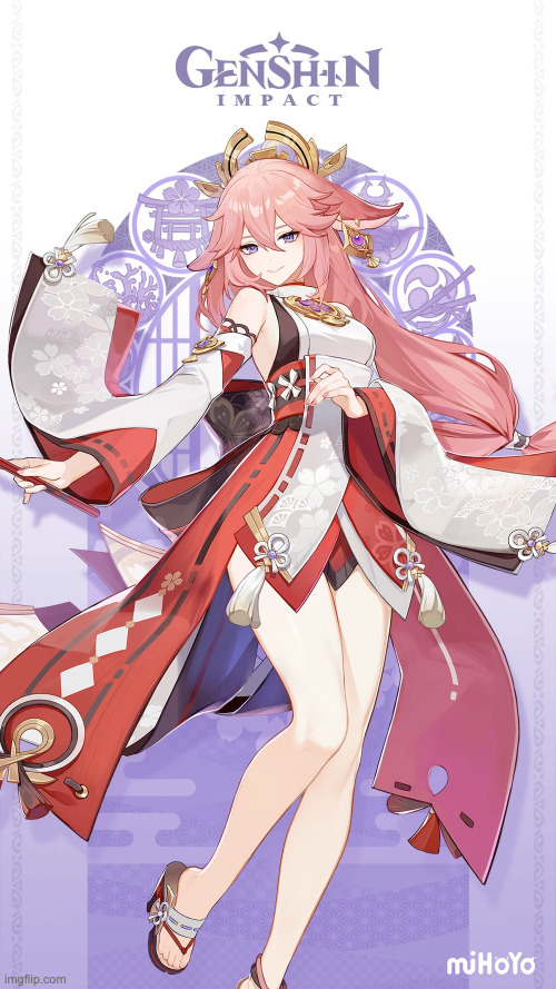Yae Miko | image tagged in yae miko | made w/ Imgflip meme maker