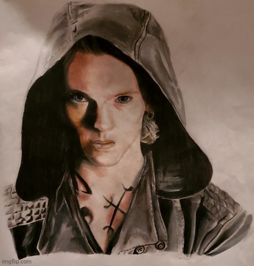Jace Wayland drawing (Jamie Campbell-Bower) | image tagged in drawing,art,books,movie,fantasy,blonde | made w/ Imgflip meme maker