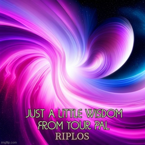 Just a little wisdom from your pal | RIPLOS | image tagged in just a little wisdom from your pal | made w/ Imgflip meme maker