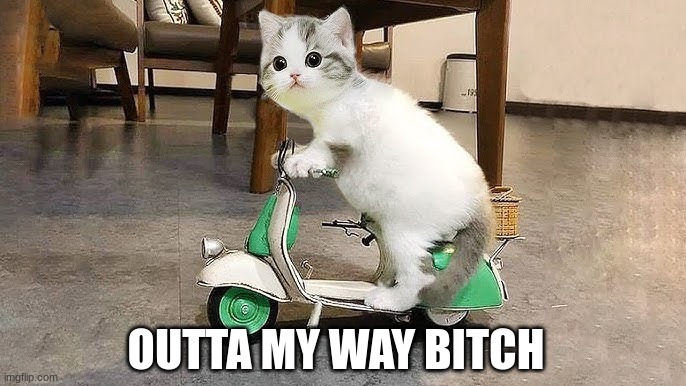 OUTTA MY WAY BITCH | made w/ Imgflip meme maker