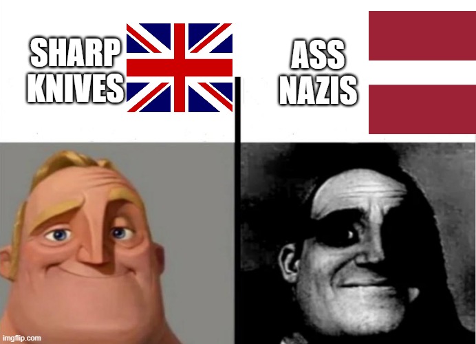DONT SAY SHARP KNIVES IN LATVIAN | SHARP KNIVES; ASS NAZIS | image tagged in teacher's copy,language | made w/ Imgflip meme maker