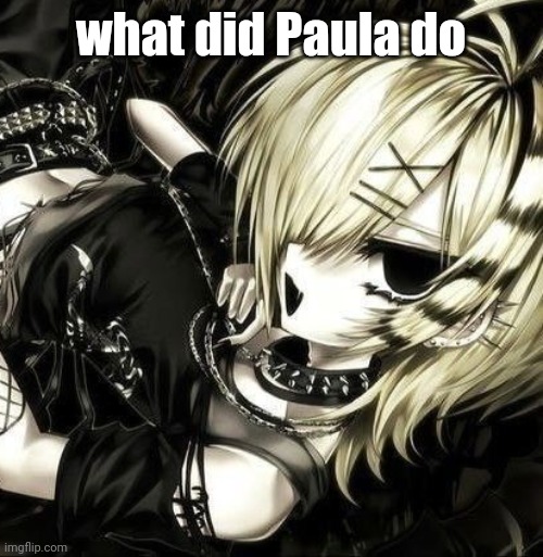 tweak discord pfp | what did Paula do | image tagged in tweak discord pfp | made w/ Imgflip meme maker