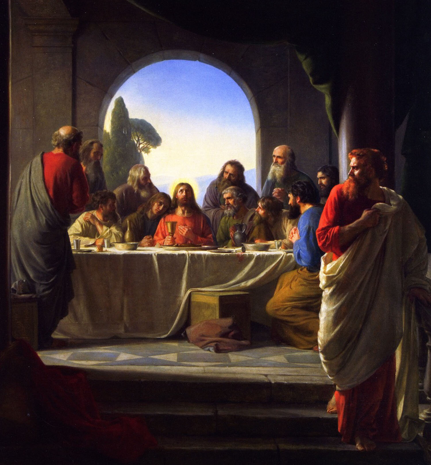 High Quality Judas Leaves the Last Supper Blank Meme Template