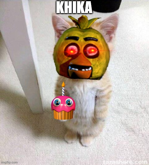 kika | KHIKA | image tagged in memes,cute cat | made w/ Imgflip meme maker