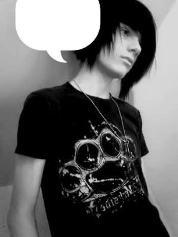 High Quality Emo Boy Blank Meme Template