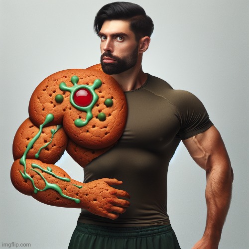 This is what AI thinks Gingerbread Man looks like... wow | made w/ Imgflip meme maker