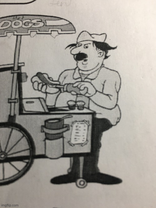 Hitler The Hotdog Man | image tagged in hitler the hotdog man | made w/ Imgflip meme maker