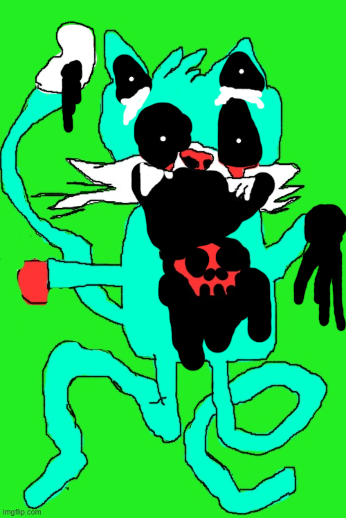 cyan cat phase 2 Blank Meme Template