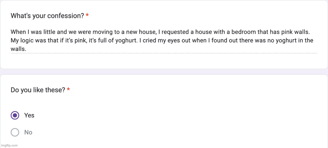 the femboy backstory https://forms.gle/NE6ZD1GjUdhZbiQy9 | made w/ Imgflip meme maker