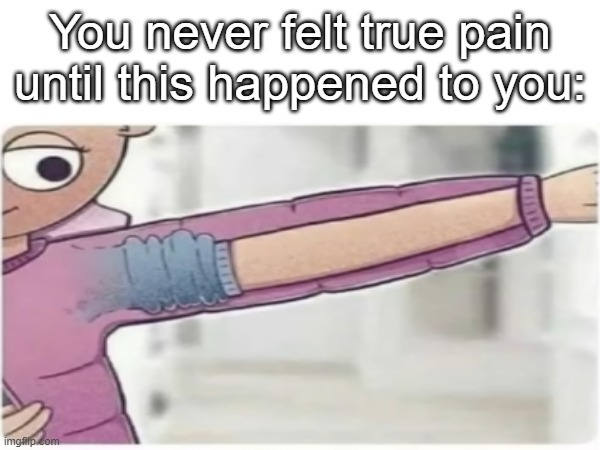 This is true pain | You never felt true pain until this happened to you: | image tagged in funny,memes,funny memes,meme,relatable,relatable memes | made w/ Imgflip meme maker