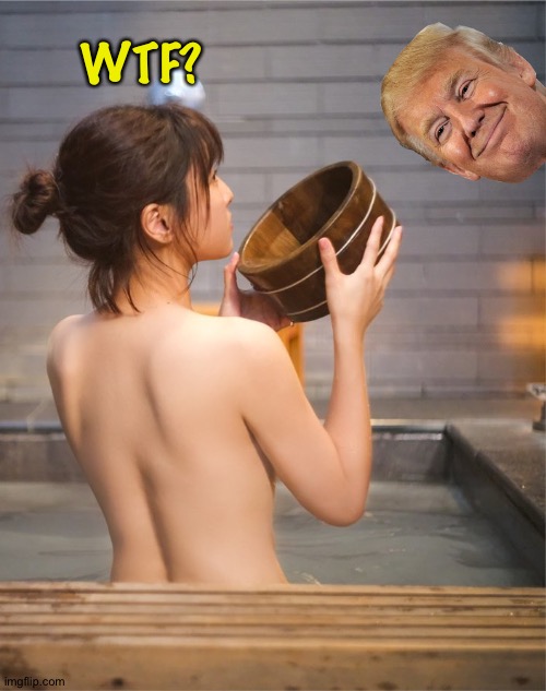 Old habits die hard | WTF? | image tagged in peeping trump | made w/ Imgflip meme maker