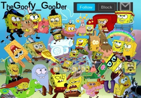 TheGoofyGoober’s announcement template Blank Meme Template