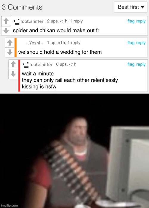 Bruh | image tagged in sad heavy computer | made w/ Imgflip meme maker