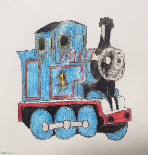 Nostalgia (Faker Form) | image tagged in thomas the tank engine,virus,drawing | made w/ Imgflip meme maker