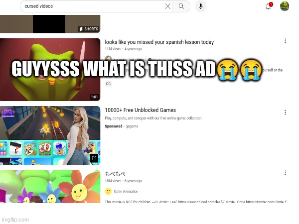 guys. i dont feel good... | GUYYSSS WHAT IS THISS AD😭😭 | made w/ Imgflip meme maker