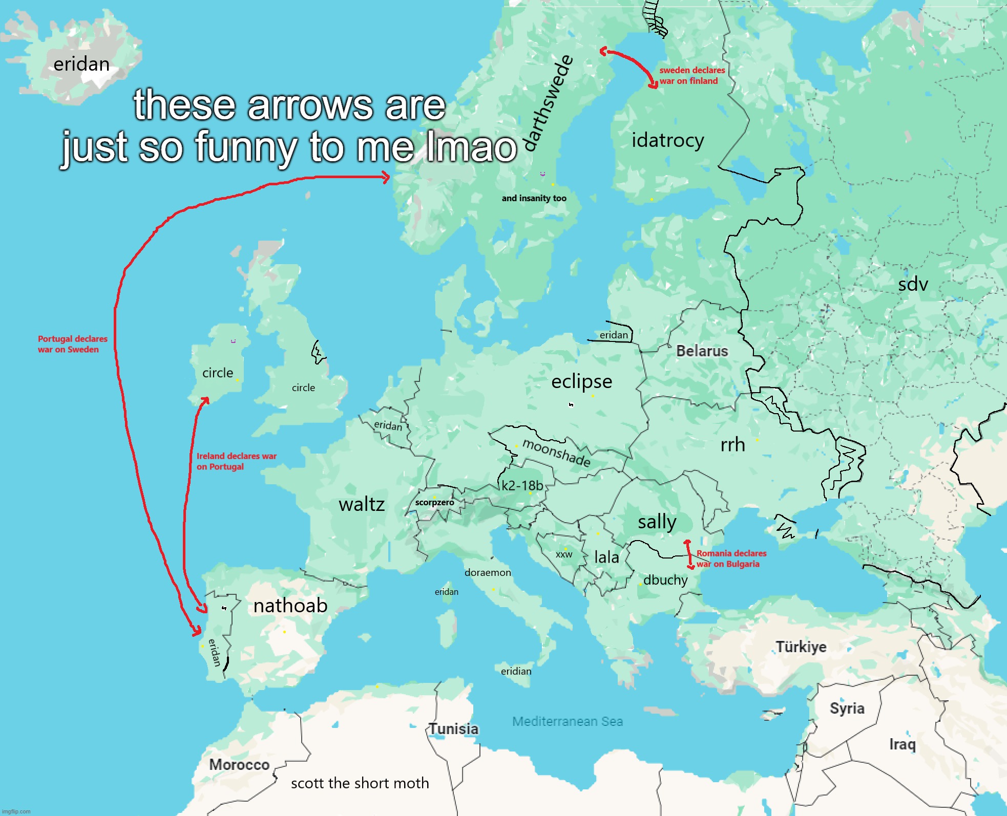 dammit balkan peace was broken again | these arrows are just so funny to me lmao | made w/ Imgflip meme maker