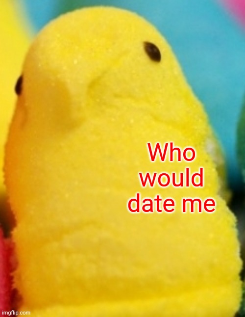 Majik Peeps | Who would date me | image tagged in majik peeps | made w/ Imgflip meme maker