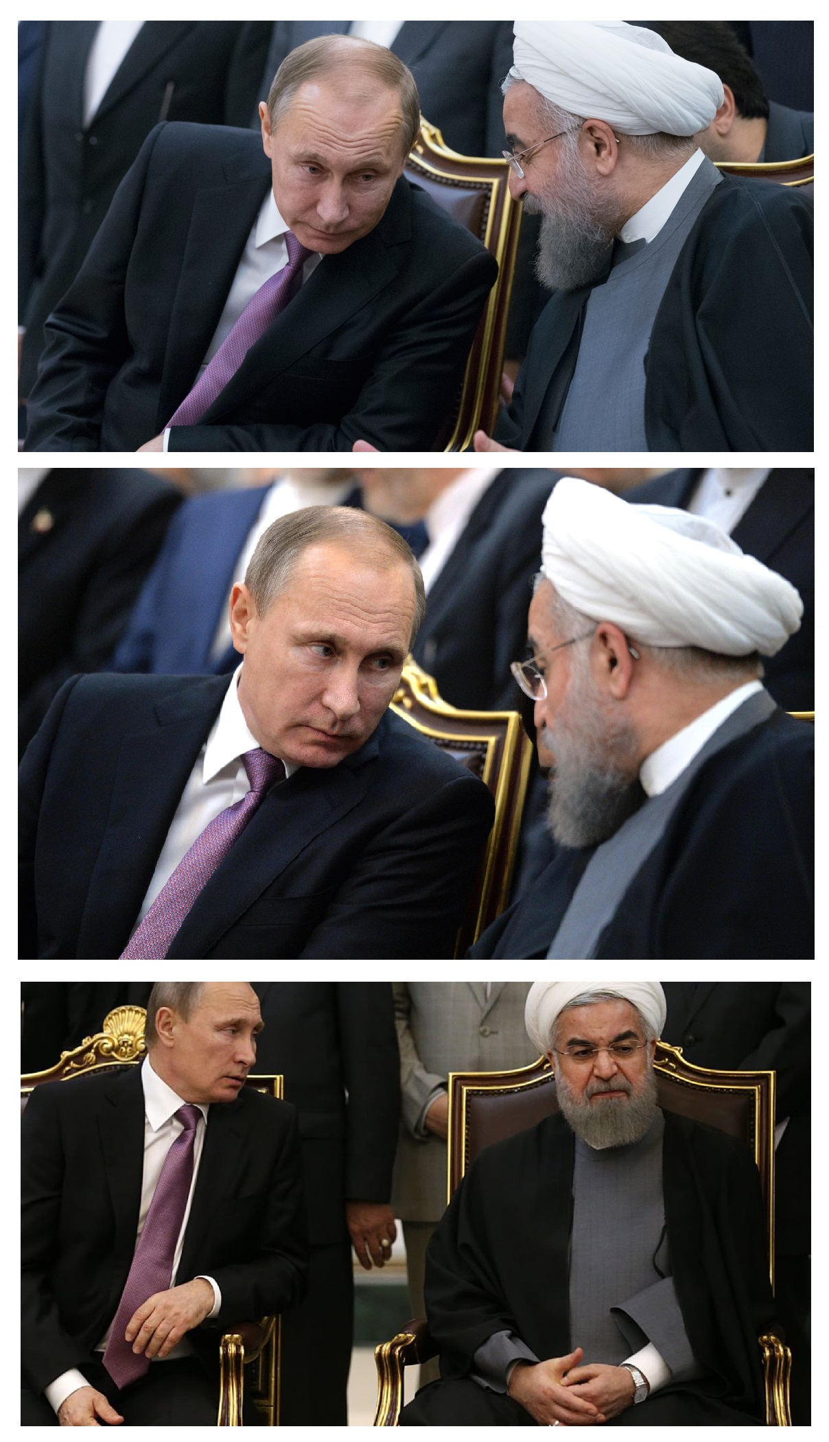 High Quality Putin-and-Khamenei Blank Meme Template