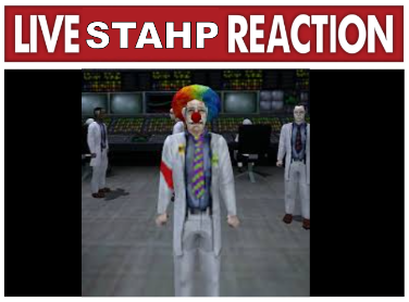 live stahp reaction 5 Blank Meme Template