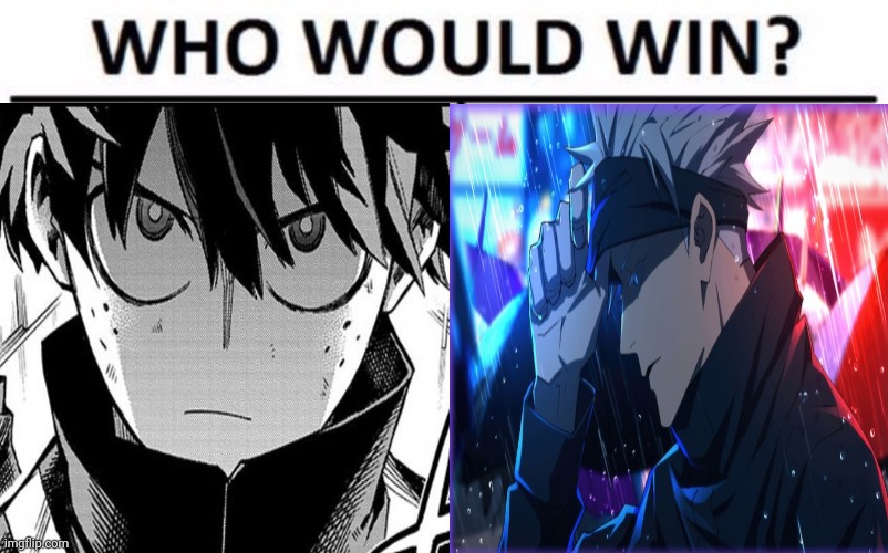 Deku vs Gojo | image tagged in memes,who would win,anime,front page plz | made w/ Imgflip meme maker