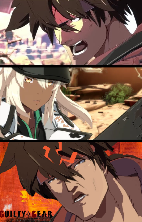 High Quality Shocked Sol (Guilty gear Strive) Blank Meme Template