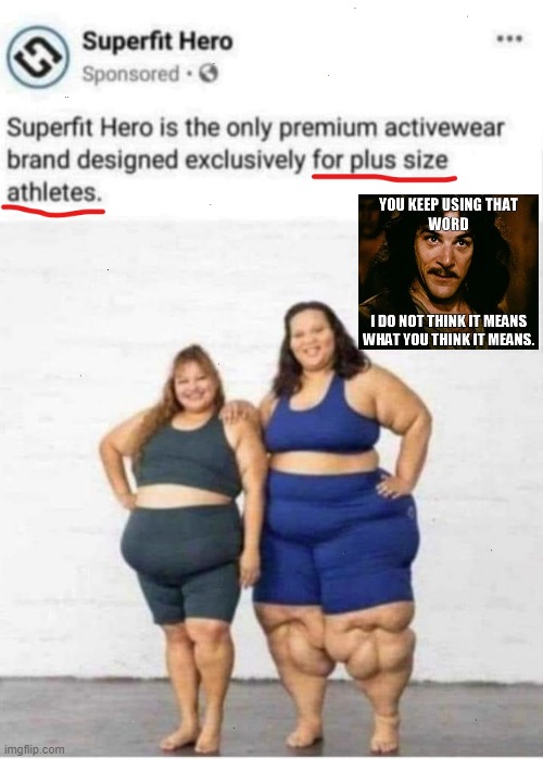 Plus size "athletes" | image tagged in funny,funny memes,plus size | made w/ Imgflip meme maker