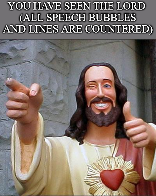 High Quality christ counter Blank Meme Template