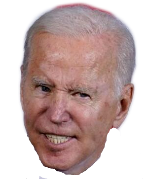 angry biden head Blank Meme Template