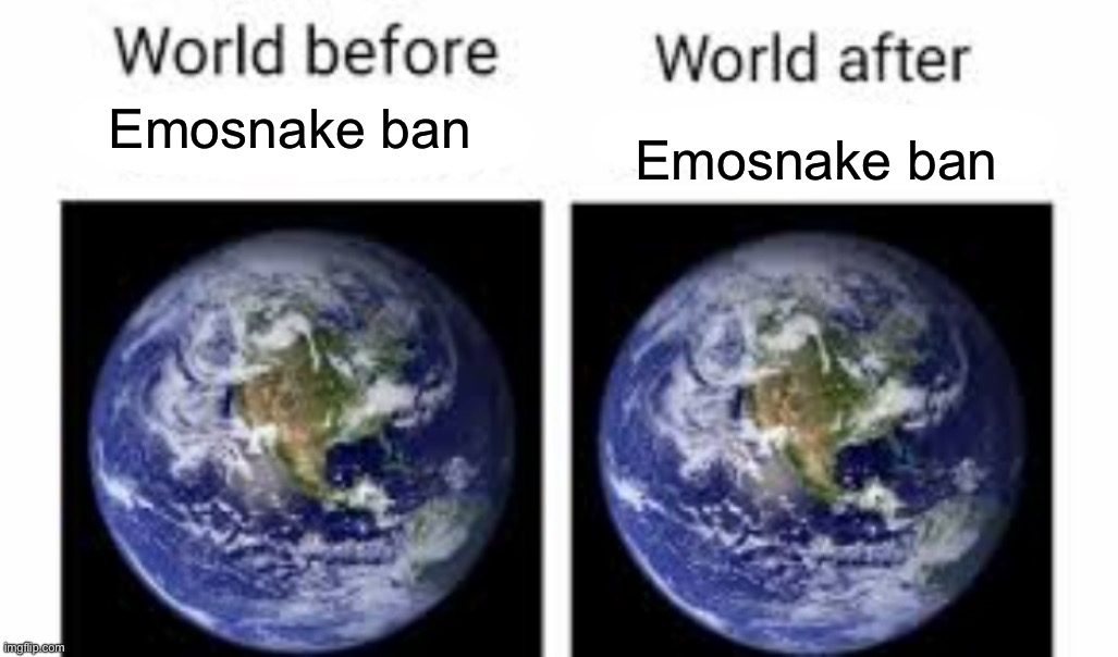 Tbh I don’t even care if a user gets banned I just want memes | Emosnake ban; Emosnake ban | image tagged in we will forget within a week | made w/ Imgflip meme maker