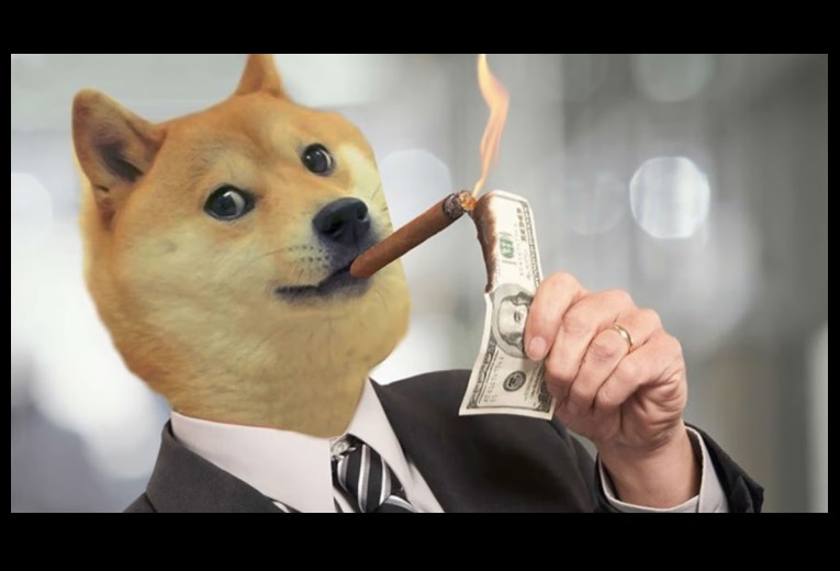 rich doge Blank Meme Template
