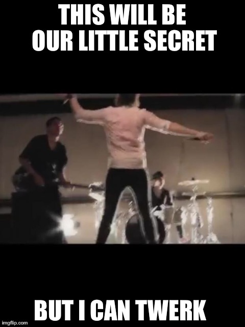 THIS WILL BE OUR LITTLE SECRET BUT I CAN TWERK | image tagged in twerk lol  | made w/ Imgflip meme maker