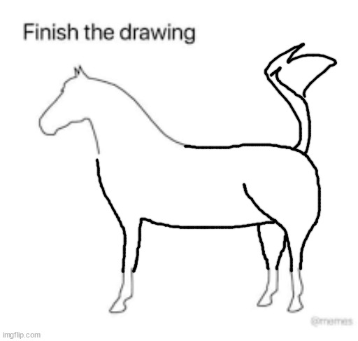Finish the drawing | image tagged in finish the drawing | made w/ Imgflip meme maker