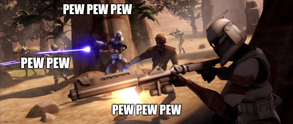 PEW PEW PEW; PEW PEW; PEW PEW PEW | made w/ Imgflip meme maker